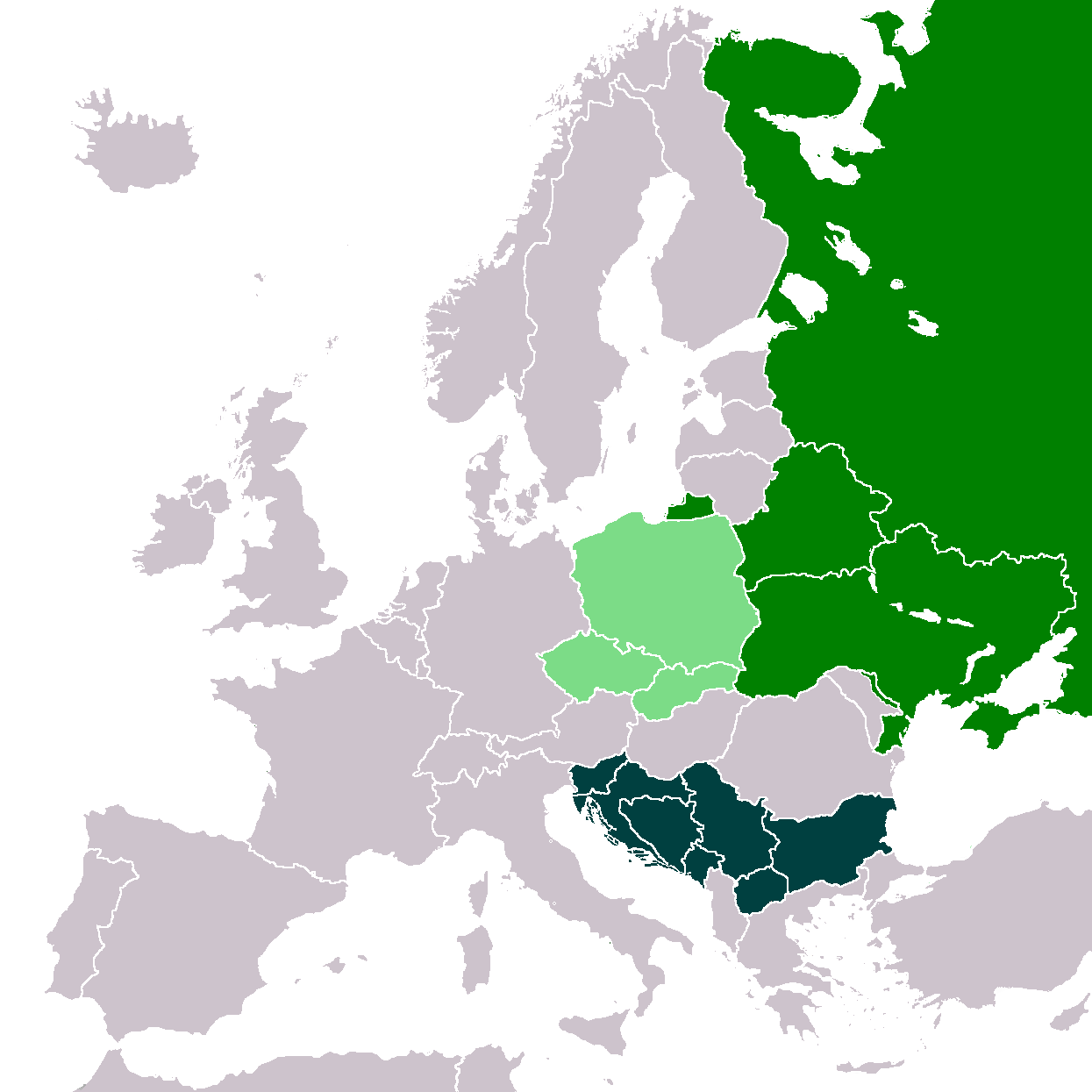 Slavic europe